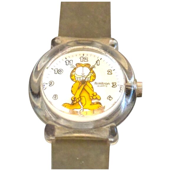 Vintage 1978 Armitron Unisex 800/73 Garfield The Cat Quartz‎ Watch 400101